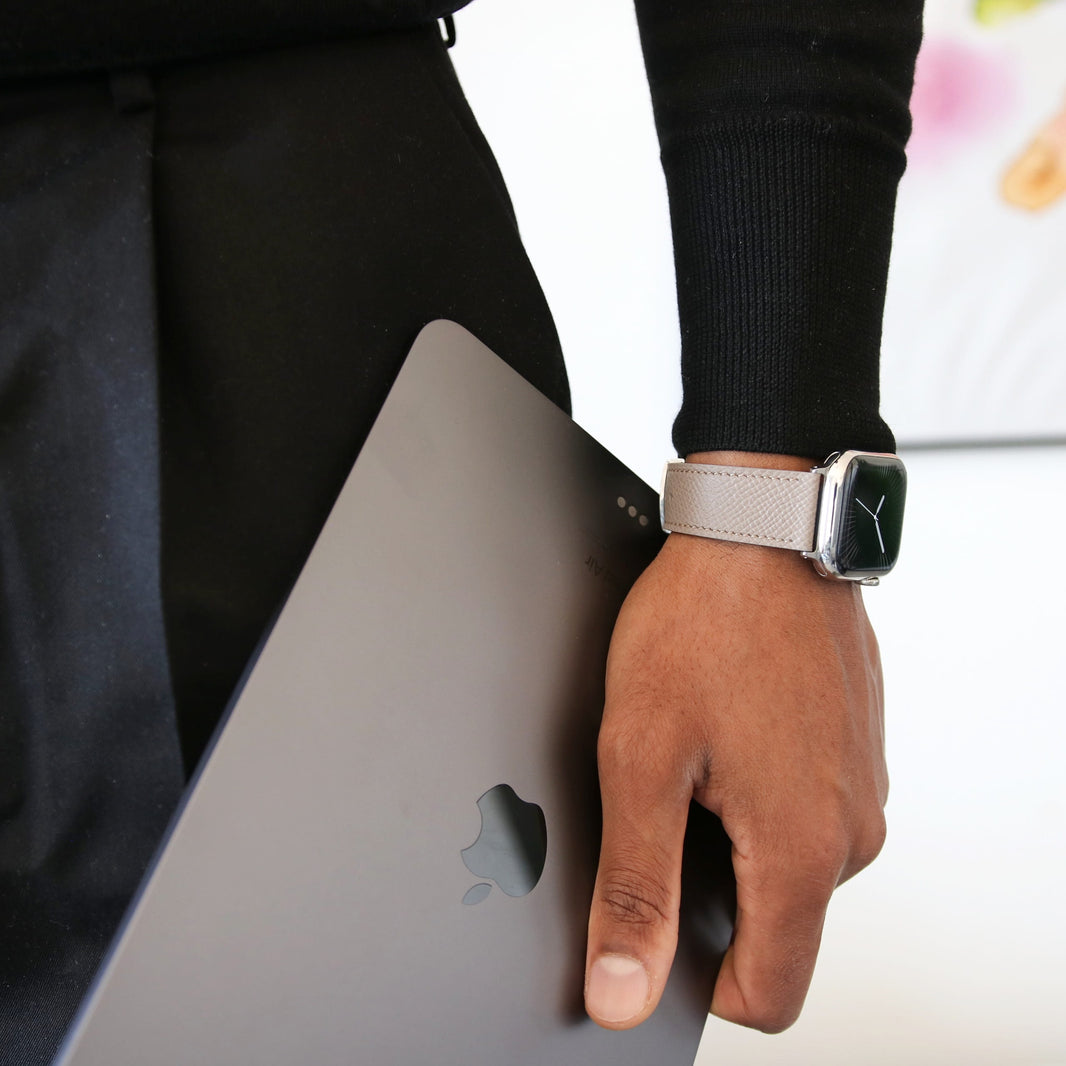 Apple Watch Band - Sandstone Duo Edition - French Epsom leather