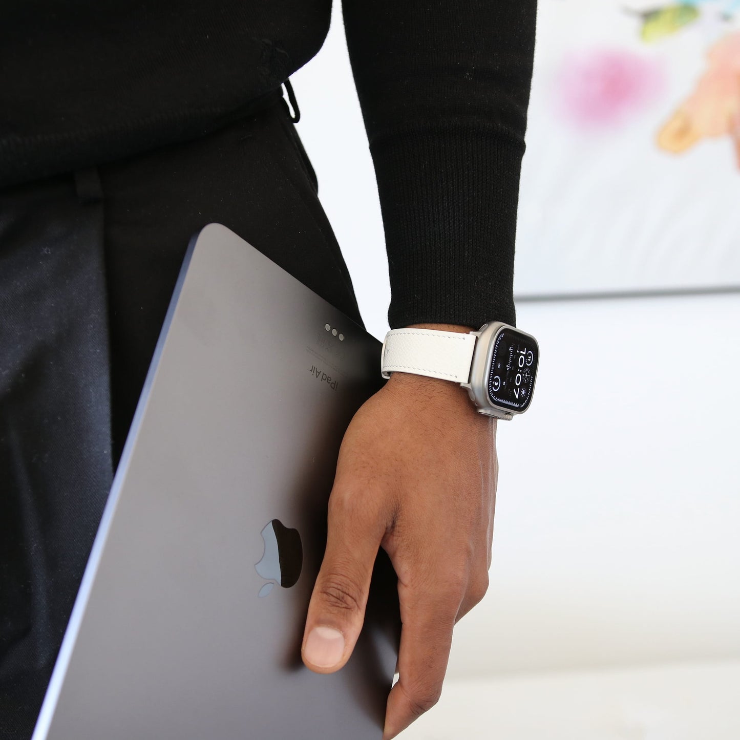 Apple Watch Band - Artic Edition - French Epsom leather