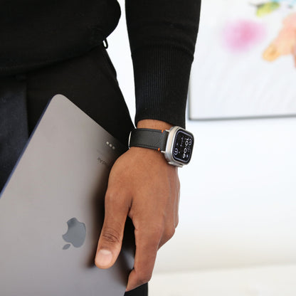 Apple Watch Band - Noir Ultra Edition - French Epsom leather