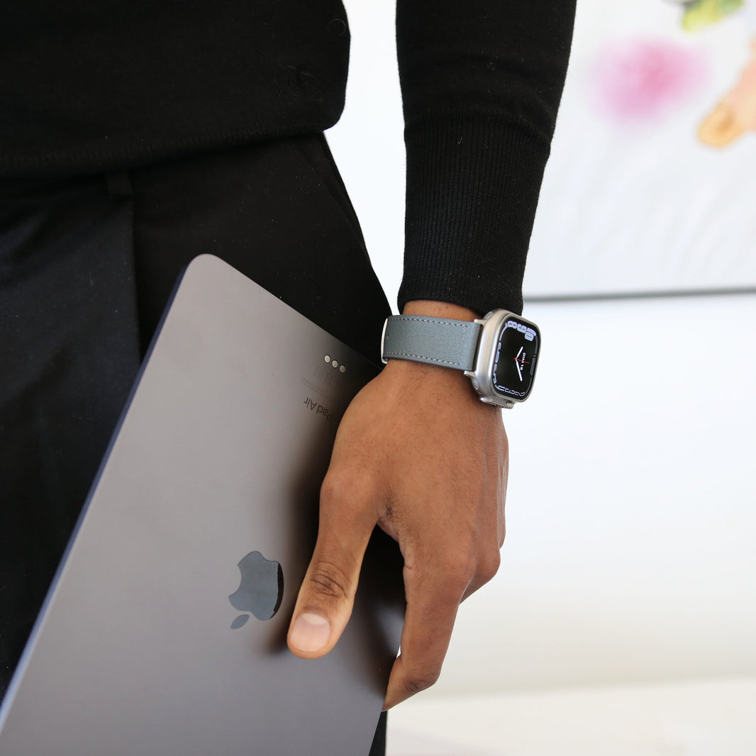 Luxury Apple watch band - Nuage Edition - French Chèvre leather
