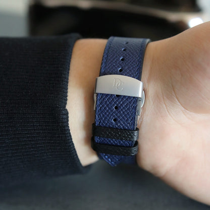 Apple Watch band- Bleu Nuit Ultra Edition - French Epsom leather