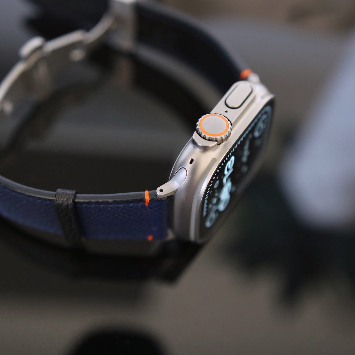 Apple Watch band- Bleu Nuit Ultra Edition - French Epsom leather