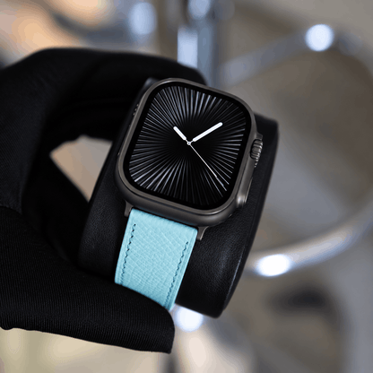 Apple Watch band - Blue Lagoon Edition - French Epsom leather