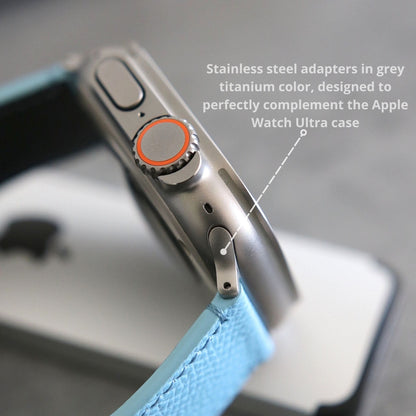 Apple Watch Band - Miami Blue Duo Edition - French Epsom leather