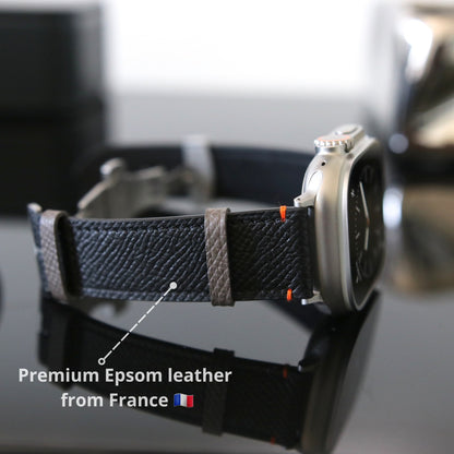 Apple Watch Band - Noir Ultra Edition - French Epsom leather