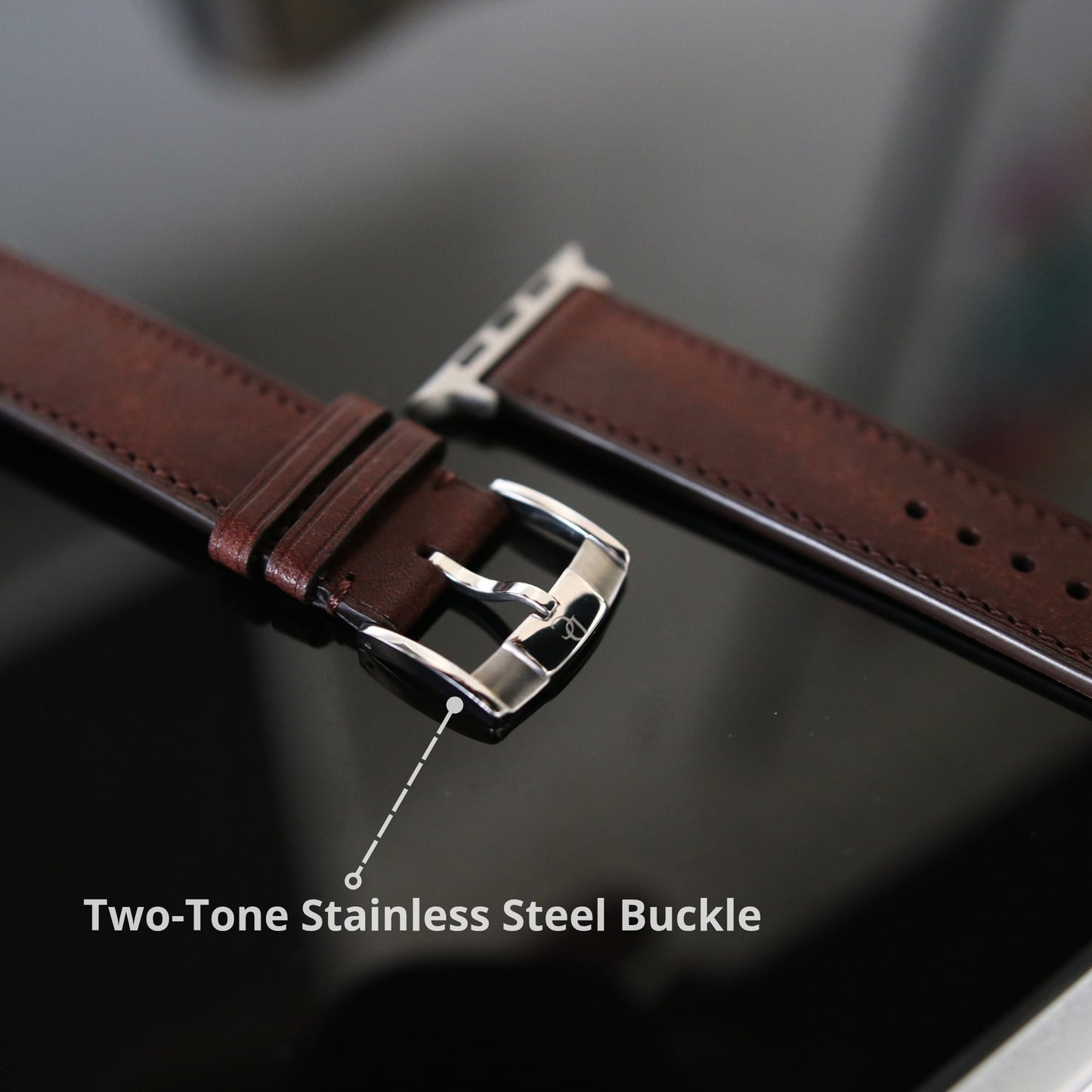 Apple Watch Band - Ombre Brun Edition - Italian Martino Leather