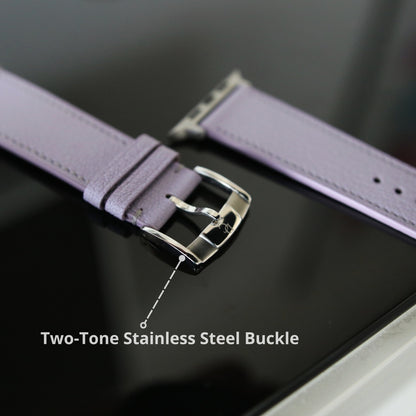 Apple watch band - Lavande Luxe Edition - French Chèvre leather