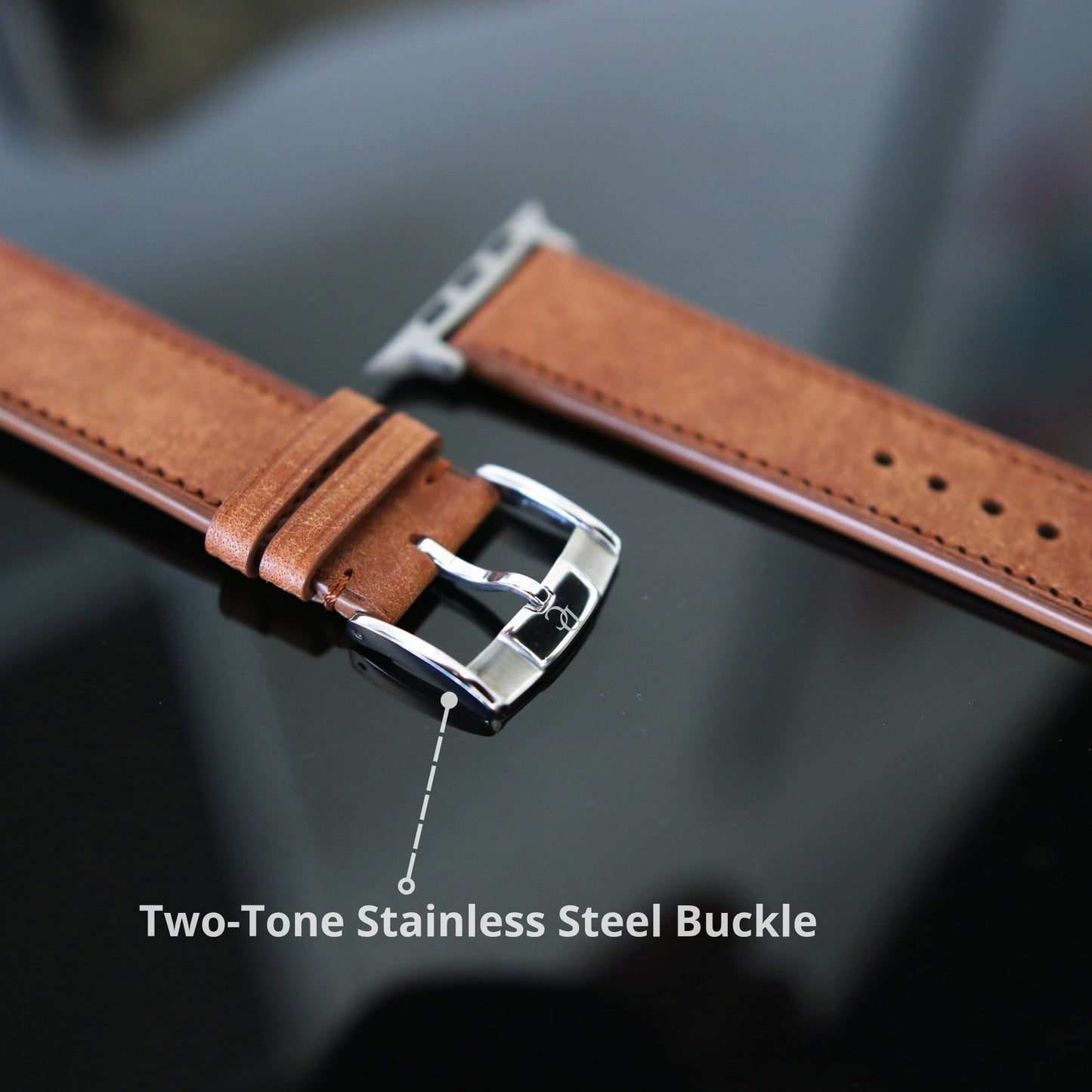 Apple Watch Band - Marron Doré Edition - Italian Martino Leather