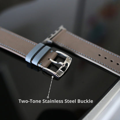 Apple Watch Band - Terre Bleue Edition - French swift leather