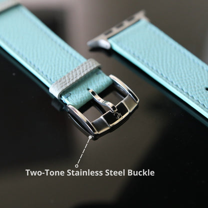 Apple Watch band - Blue Lagoon Edition - French Epsom leather