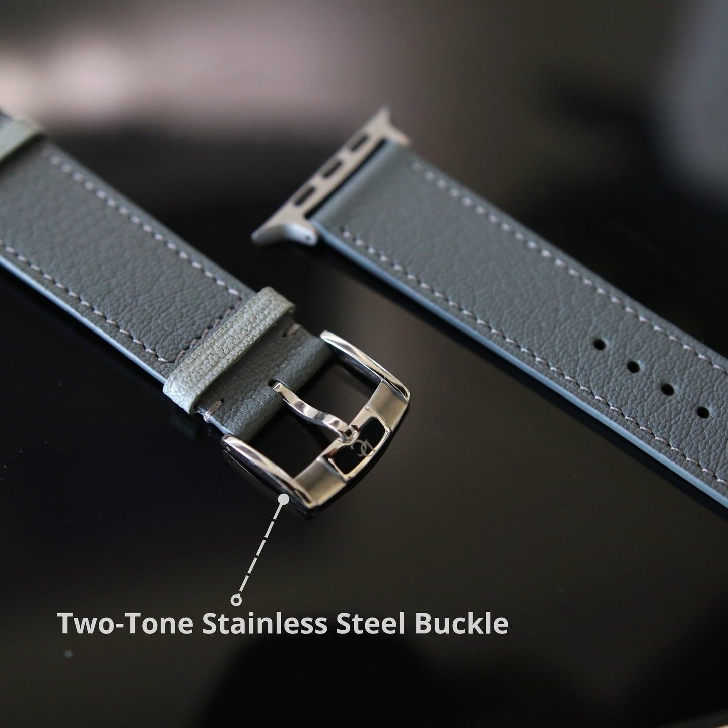 Apple watch band - Nuage Edition - French Chèvre leather