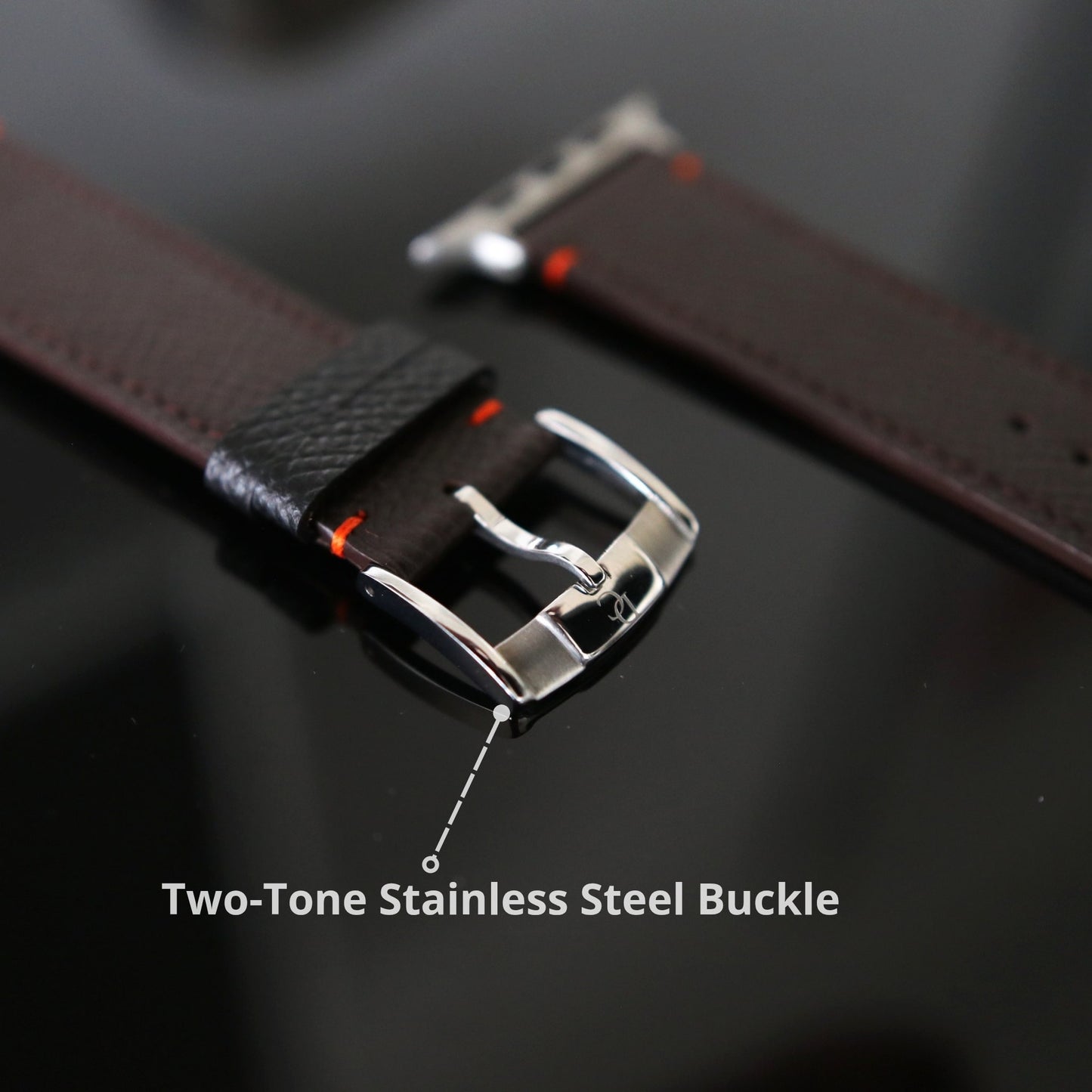 Apple Watch band- Brun Ultra Edition - French Epsom leather