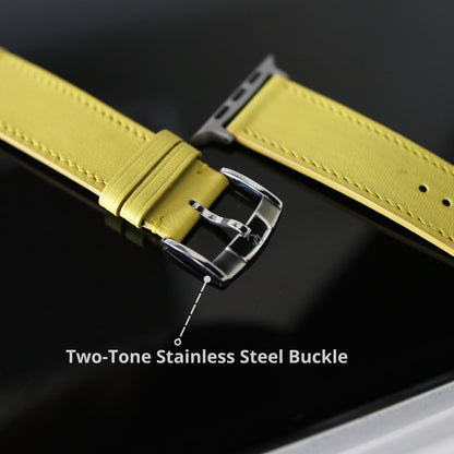 Apple Watch Band - Jaune Canari Edition - French Swift leather