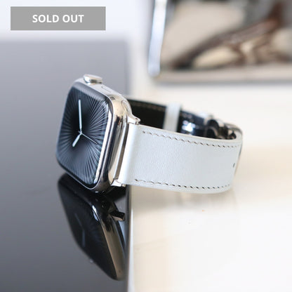 Apple Watch band - Bleu Clair Edition - French Swift leather