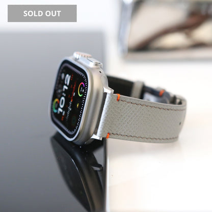 Apple Watch band- Gris Ultra Edition - French Epsom Leather