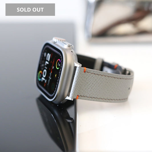 Apple Watch band- Gris Ultra Edition - French Epsom Leather