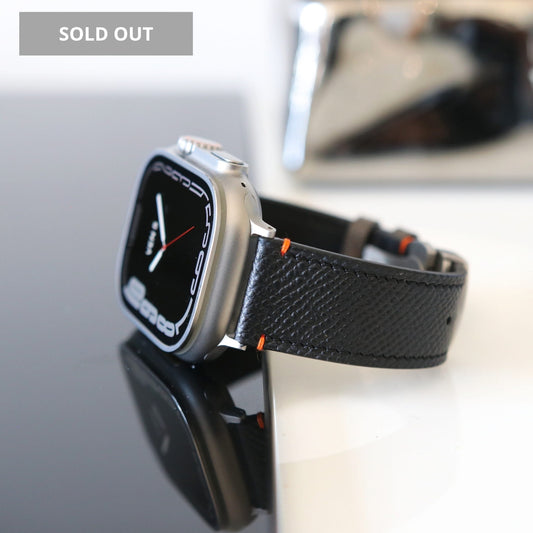 Apple Watch Band - Noir Ultra Edition - French Epsom leather