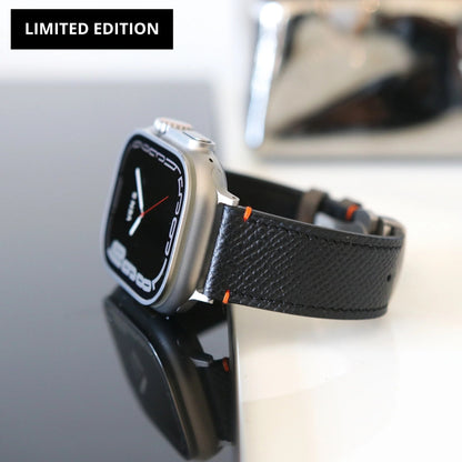 Apple Watch Band - Noir Ultra Edition - French Epsom leather