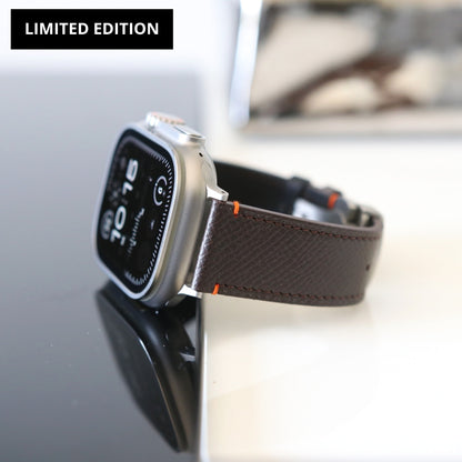 Apple Watch band- Brun Ultra Edition - French Epsom leather