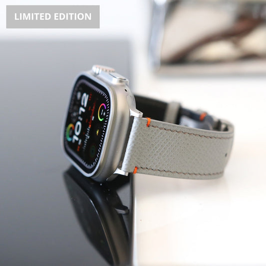 Apple Watch band- Gris Ultra Edition - French Epsom Leather