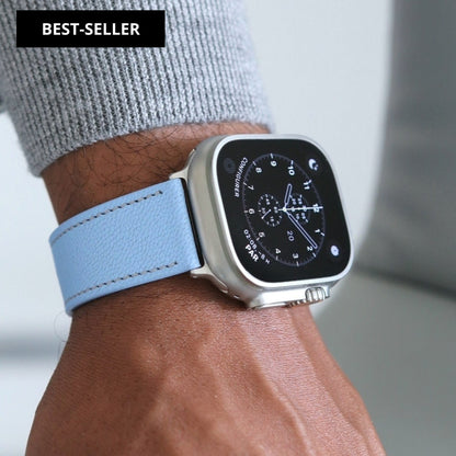Apple Watch band - Aqua Vista Edition - French Chèvre leather
