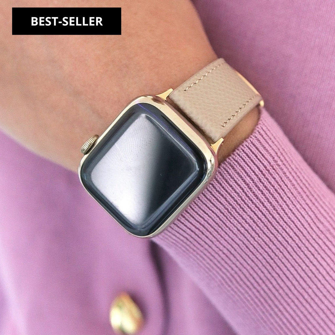 Apple Watch Band - Sable Rose Edition - French Epsom leather