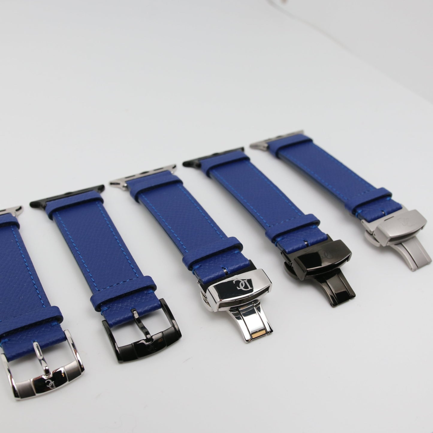 Apple Watch Band - Royal Blue Edition - French Epsom leather