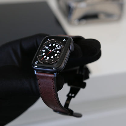 Apple Watch Band - Ombre Brun Edition - Italian Martino Leather