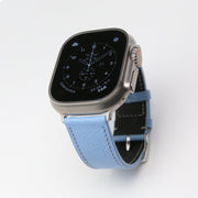 Apple watch band - Aqua Vista Edition - French Chèvre leather