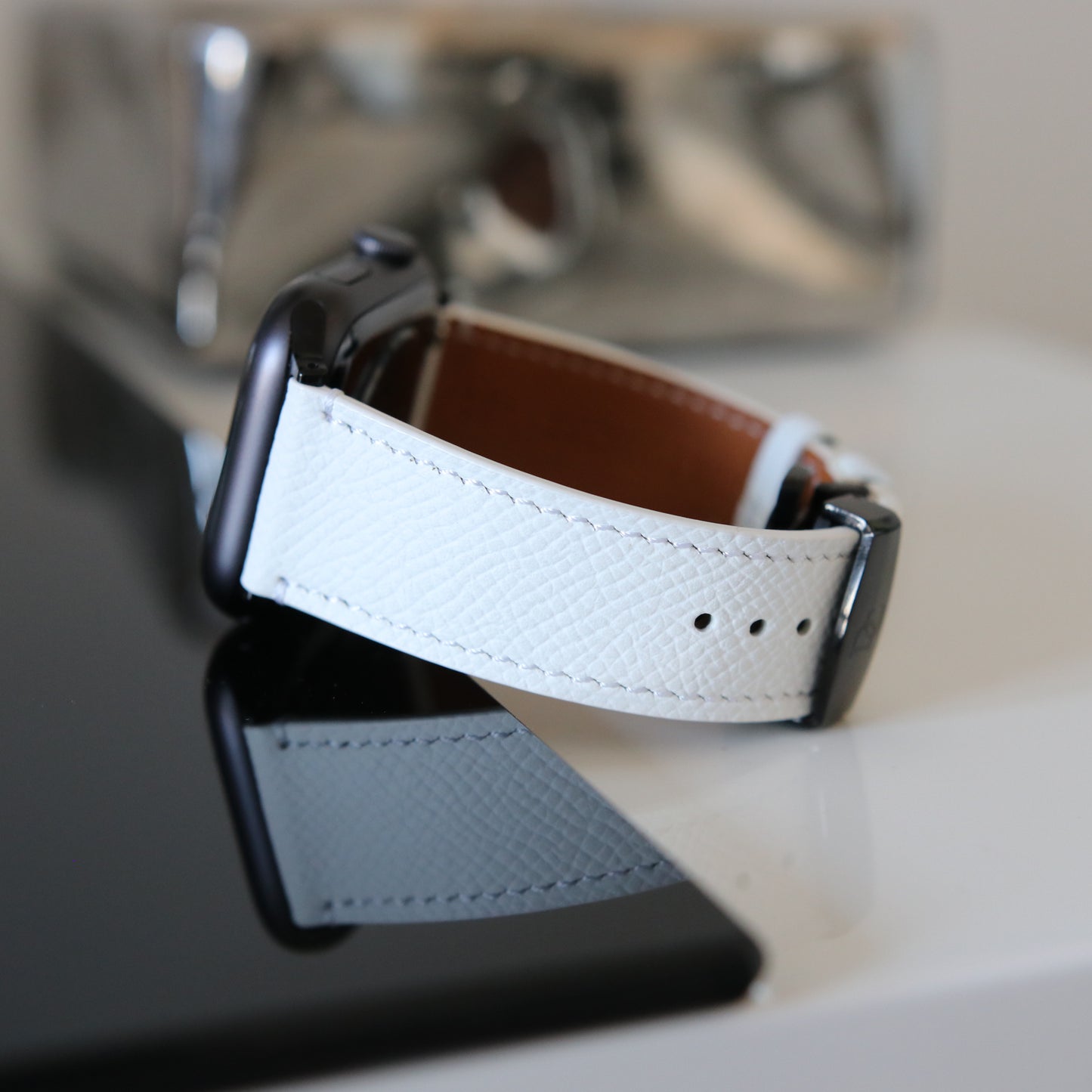 Apple Watch Band - Artic Edition - French Epsom leather