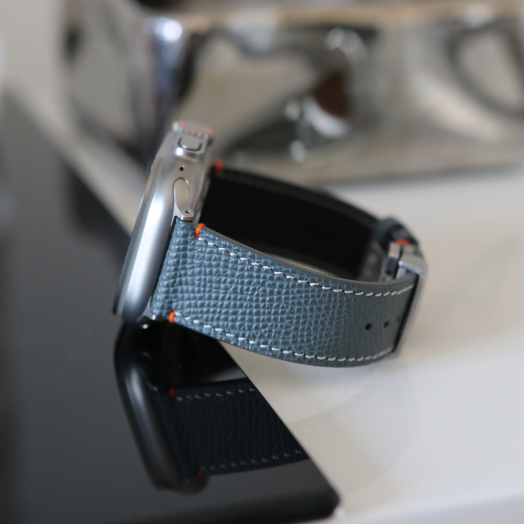 Apple Watch band - Gris Vert Ultra Edition - French Epsom leather