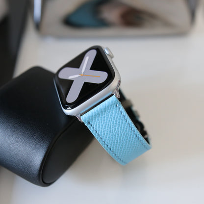 Apple Watch Band - Miami Blue Duo Edition - French Epsom leather