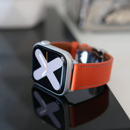 Apple Watch Band - Lava Edition - French swift leather