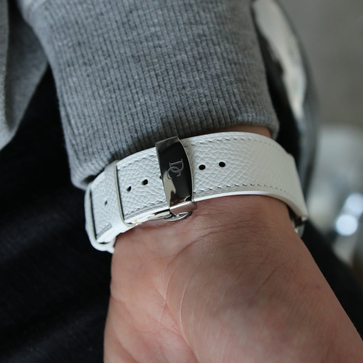 Apple Watch Band - Artic Edition - French Epsom leather