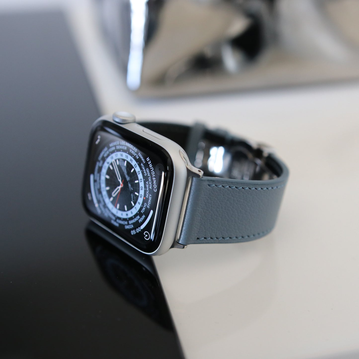 Apple watch band - Chèvre leather - Elegance Series