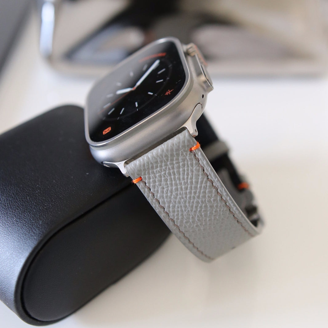 Apple Watch band- Gris Ultra Edition - French Epsom Leather