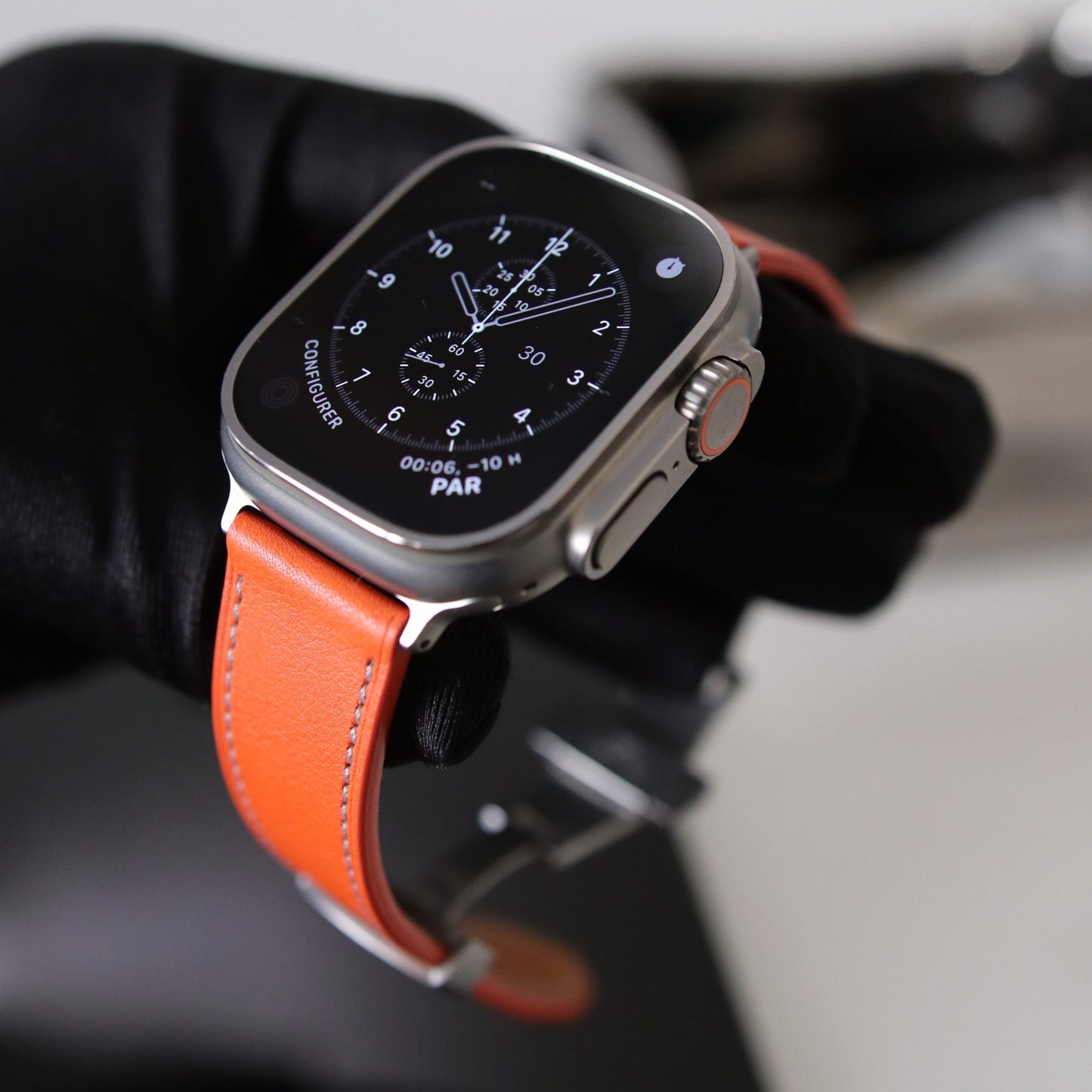 Apple Watch Band - Lava Edition - French swift leather