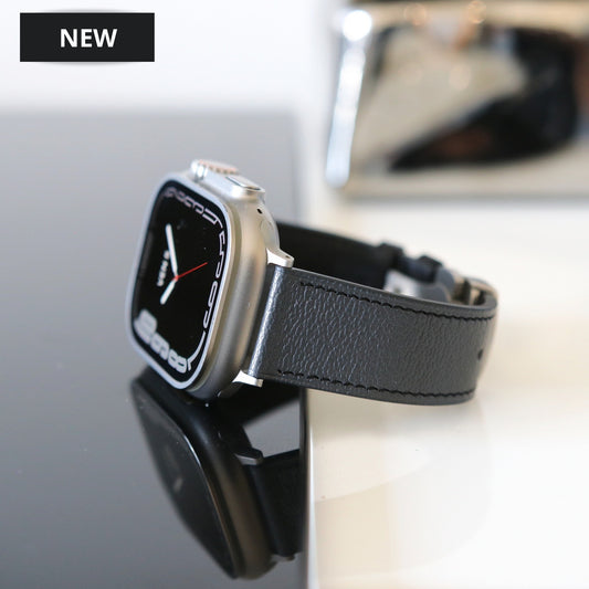 Apple watch band - Storm Edition - French Chèvre leather