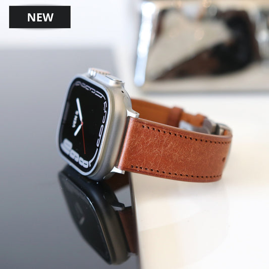 Apple Watch Band - Marron Doré Edition - Italian Martino Leather