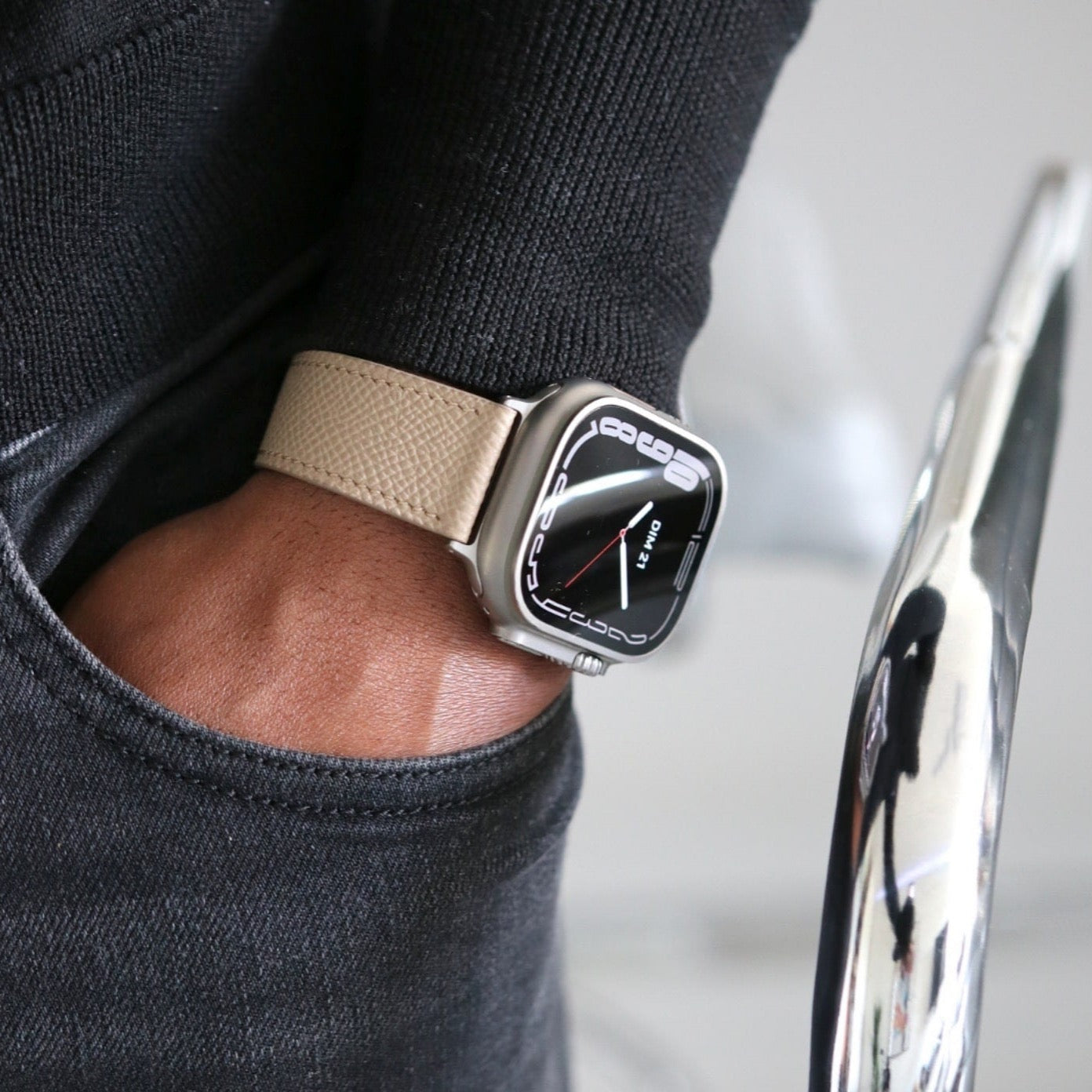 Apple Watch Band - Desert Edition - French Epsom leather