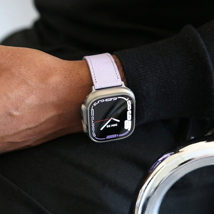 Apple watch band - Lavande Luxe Edition - French Chèvre leather