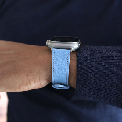 Apple watch band - Aqua Vista Edition - French Chèvre leather