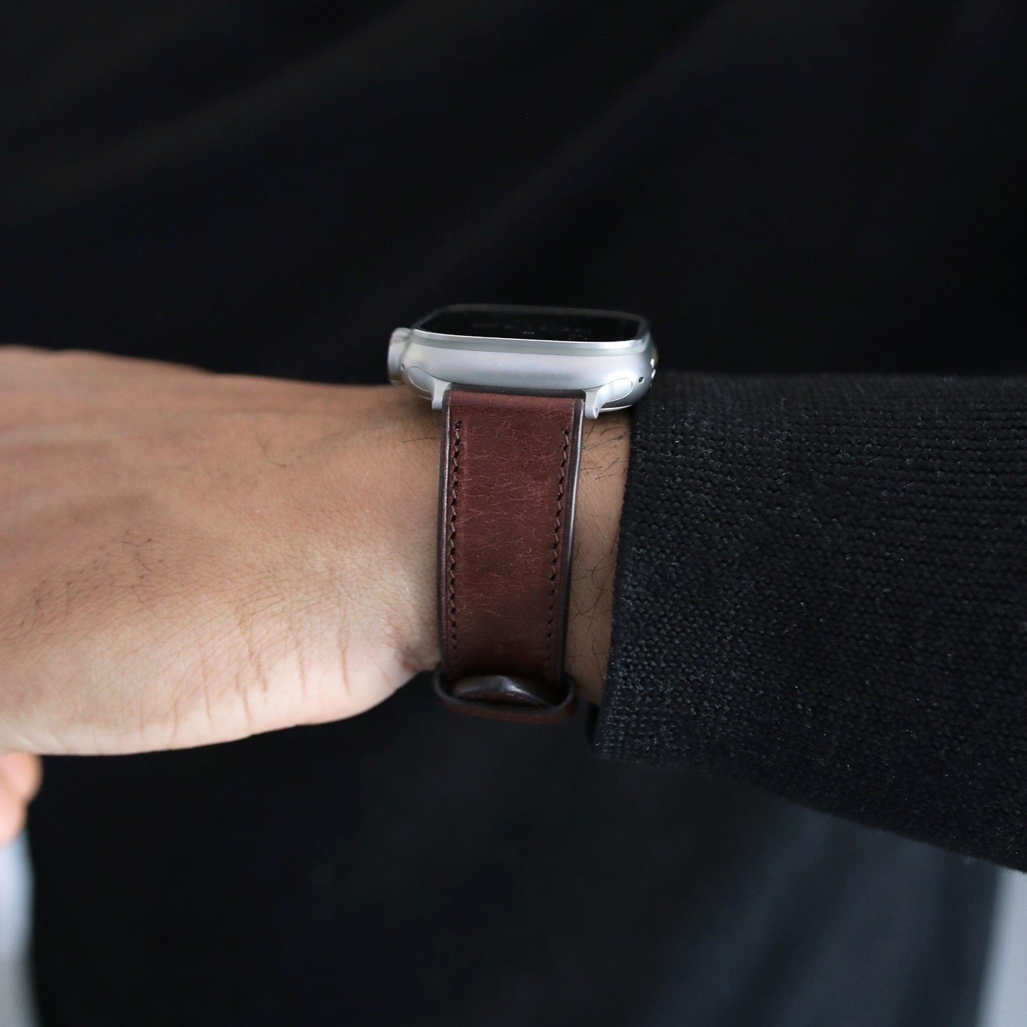 Apple Watch Band - Ombre Brun Edition - Italian Martino Leather