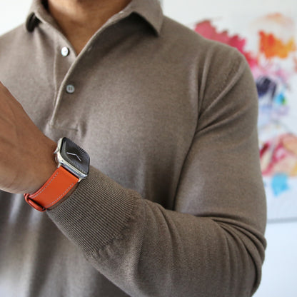 Apple Watch Band - Lava Edition - French swift leather