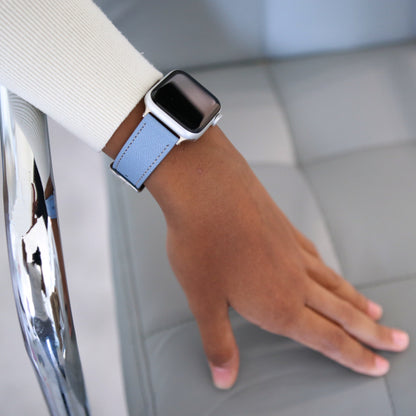 Apple Watch Band - Aqua Vista Edition - French Chèvre leather