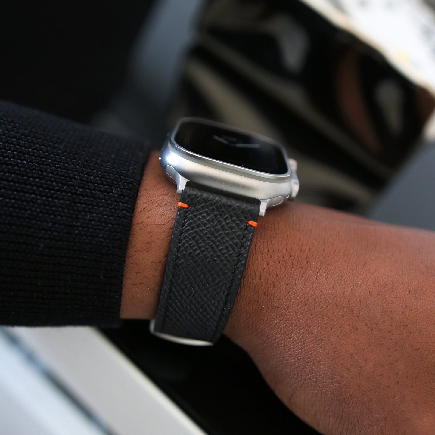 Apple Watch Band - Noir Ultra Edition - French Epsom leather
