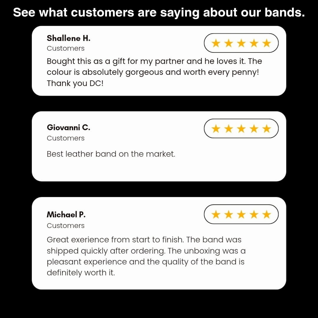 Apple watch Band - Shadow Edition - French Barénia leather