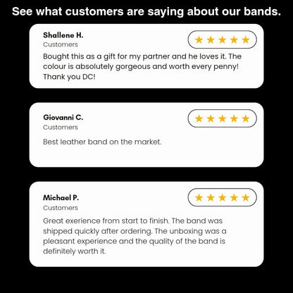 Apple Watch band - Gris Vert Ultra Edition - French Epsom leather