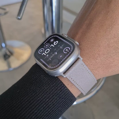 Apple Watch Band - Sandstone Duo Edition - French Epsom leather