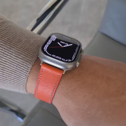 Apple Watch Band - Lava Edition - French swift leather